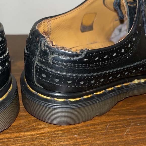 🔥*RARE* DR. MARTENS Wingtip ‘Bex’ black-Made in England. UK 4/US M5/W6 - Picture 7 of 11